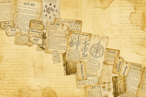 Download Vintage Golden Map Ephemera Paper - Ephemera paper Collection